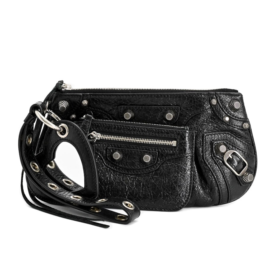 【中古A品】  バレンシアガ ルカゴールポーチ  694027 カタオシレザー 新宿歌舞伎町店