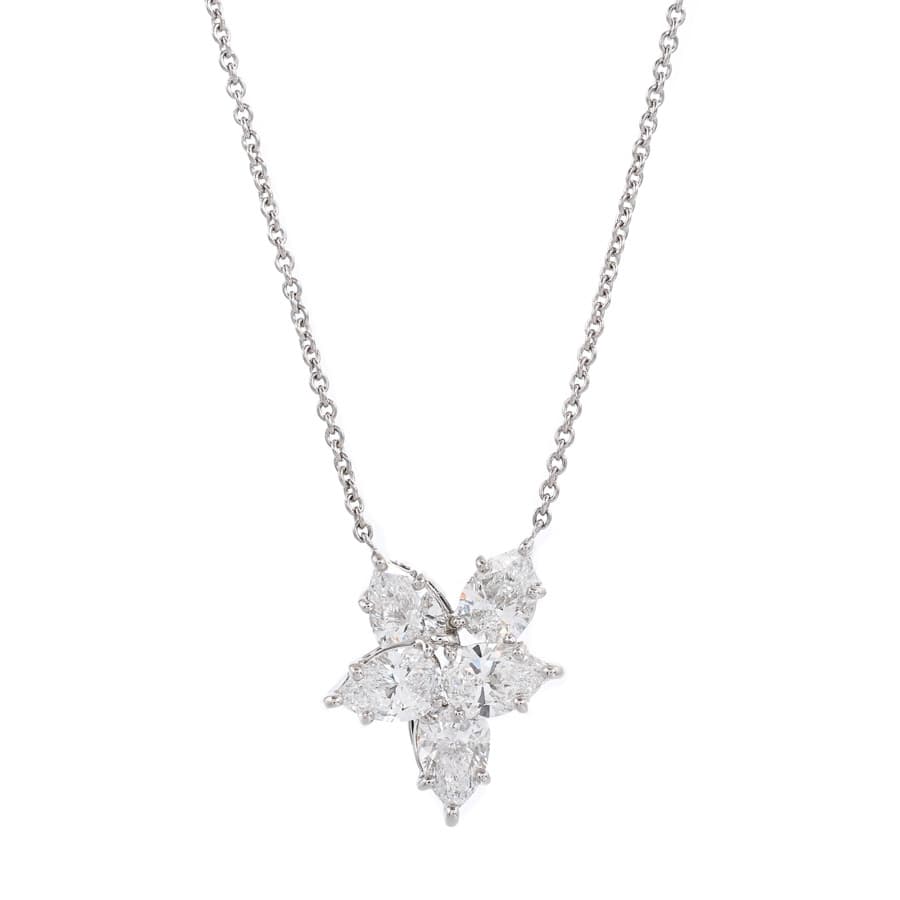 【中古A品】  ハリーウィンストン ウィンストンクラスター  PEDPCLWC Pt950 銀座