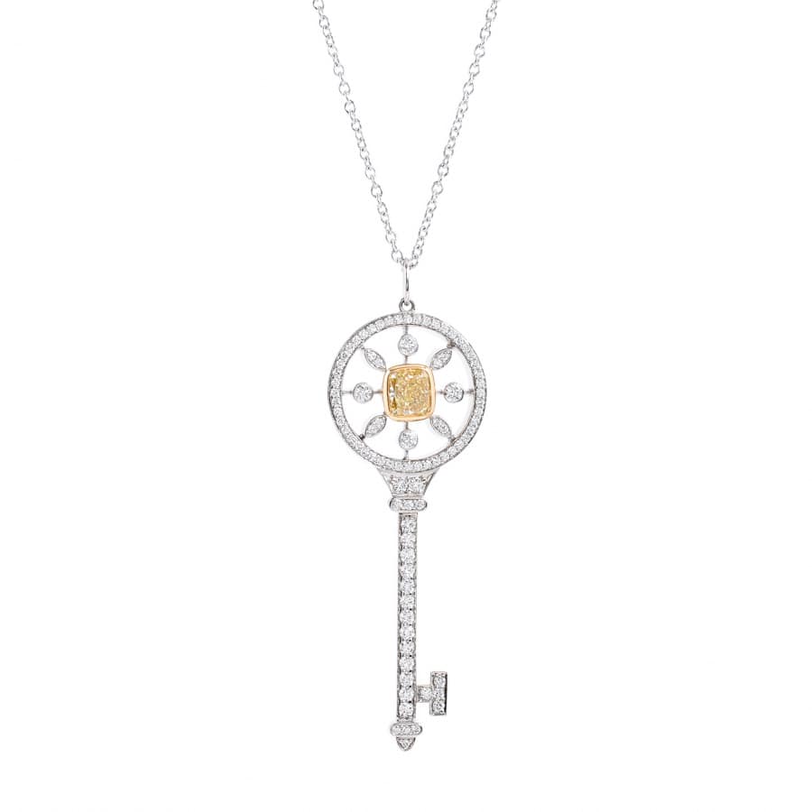 【中古A品】  ティファニー スターキー   Pt950/K18 THE YOKOHAMA FRONT