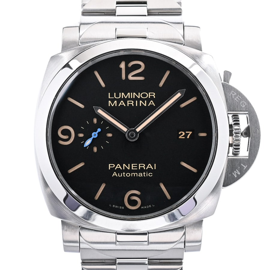 ルミノール マリーナ 1950 3デイズ アッチャイオ ブラック ケース:約44mm/ブレスサイズ:約19.5cm