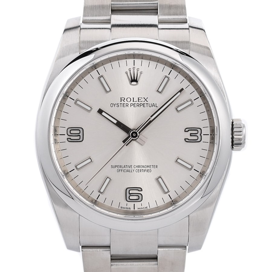 オイスターパーペチュアル シルバー369 ケース:約36mm/ブレスサイズ:約18cm