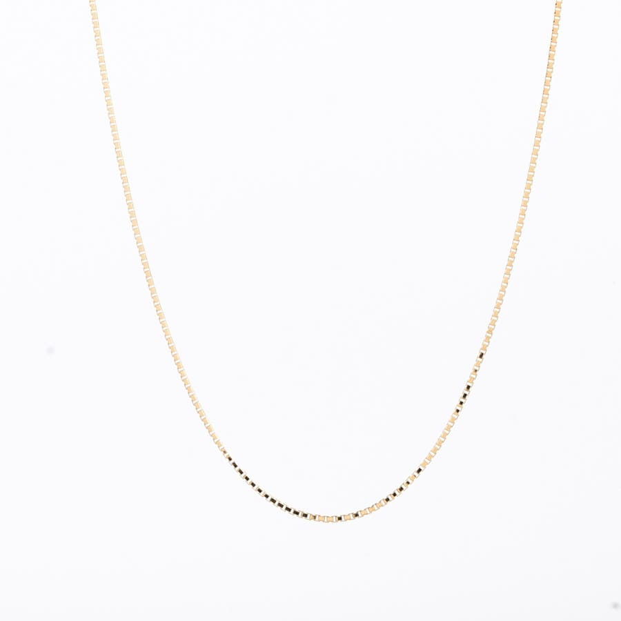 ベネチアンチェーン チェーン長さ(留め具含):約45cm / 幅:約1mm