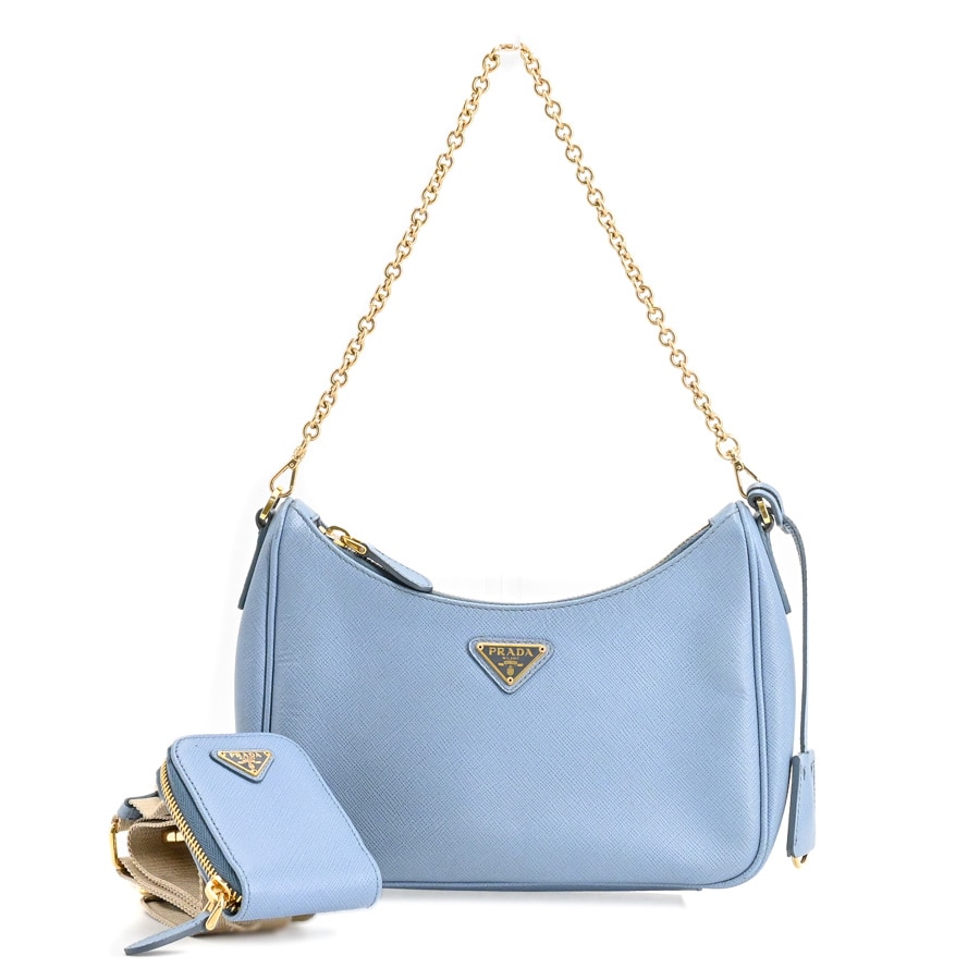 【中古AB品】  プラダ Re-Edition2005ショルダーバッグ  1BH204 サフィアノ 横浜関内店