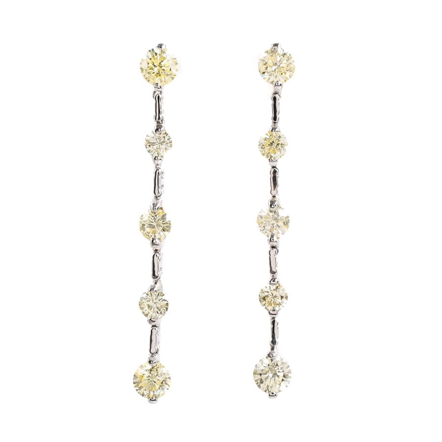 【中古A品】  ノンブランドジュエリー ダイヤ ピアス   Pt900 横浜関内店