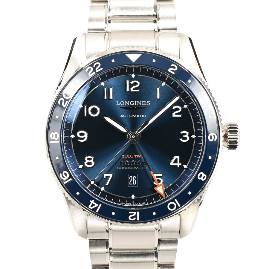 スピリット Zulu Time ブルー ケース:約42mm(実寸)/ブレスサイズ:約19.5cm