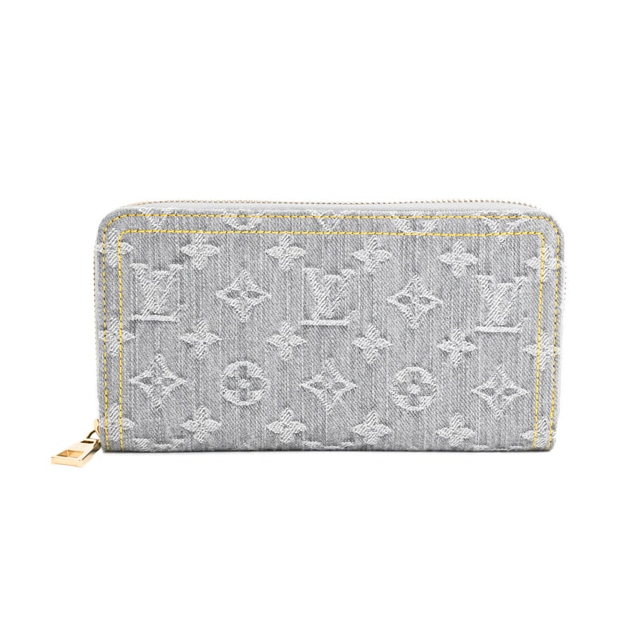 【未使用品】  ルイヴィトン ジッピーウォレット モノグラムデニム M13214  銀座