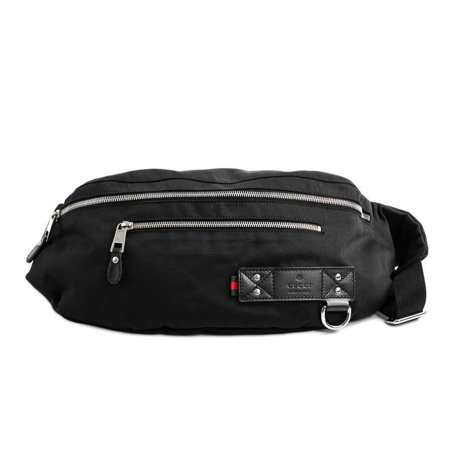 ボディバッグ ブラック 約W開口部35xH22cm(実寸)