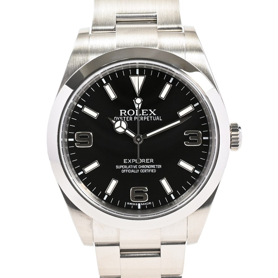 エクスプローラー ブラック ケース:約39mm/ブレスサイズ:約18cm