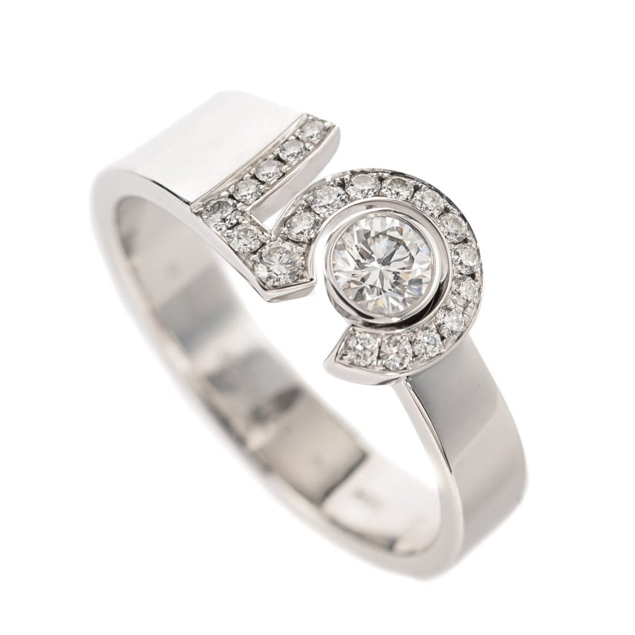 【中古A品】  シャネル エターナル NO.5  J12002 K18ホワイトゴールド 新宿歌舞伎町店