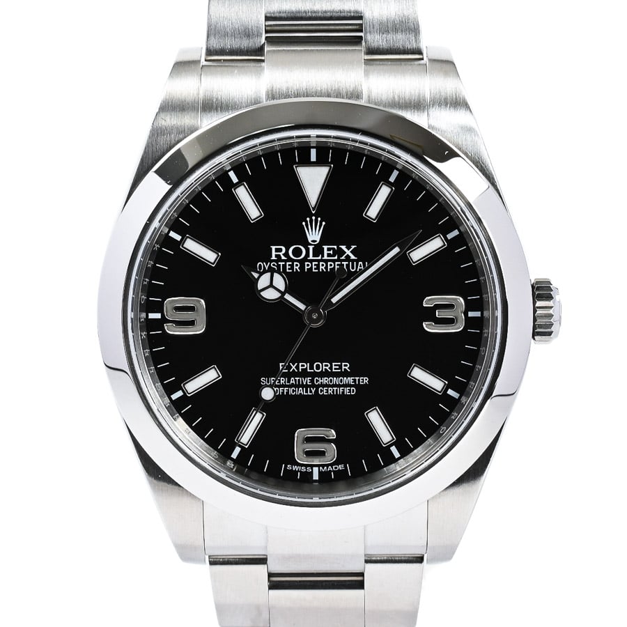 エクスプローラー ブラック ケース:約39mm/ブレスサイズ:約18.5cm