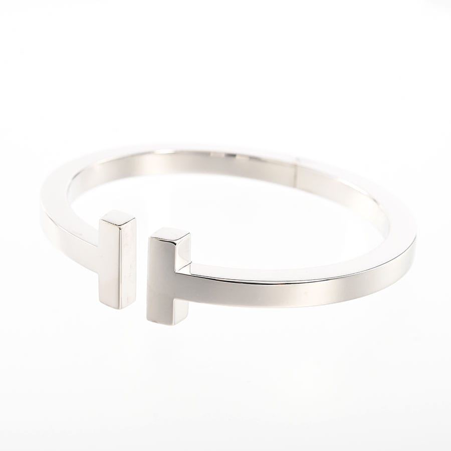 【中古A品】  ティファニー Tスクエア   K18ホワイトゴールド 新宿歌舞伎町店