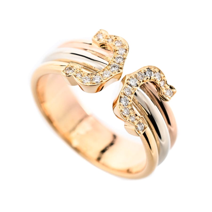 【中古A品】  カルティエ 2C   K18YWP 元町本店