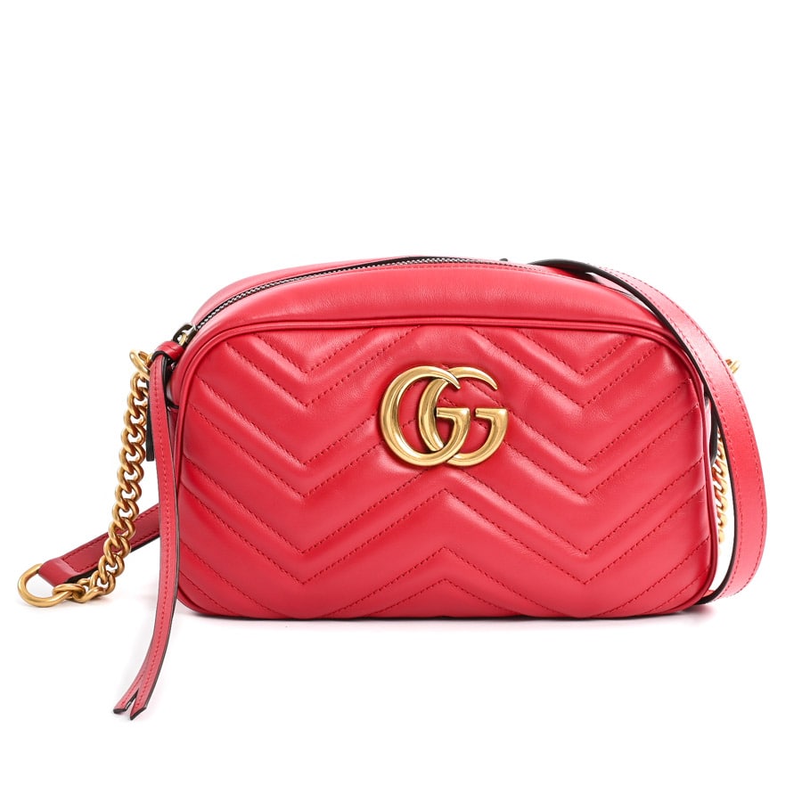 GGマーモントスモールカメラバッグ レッド 約W24xH13xD7cm