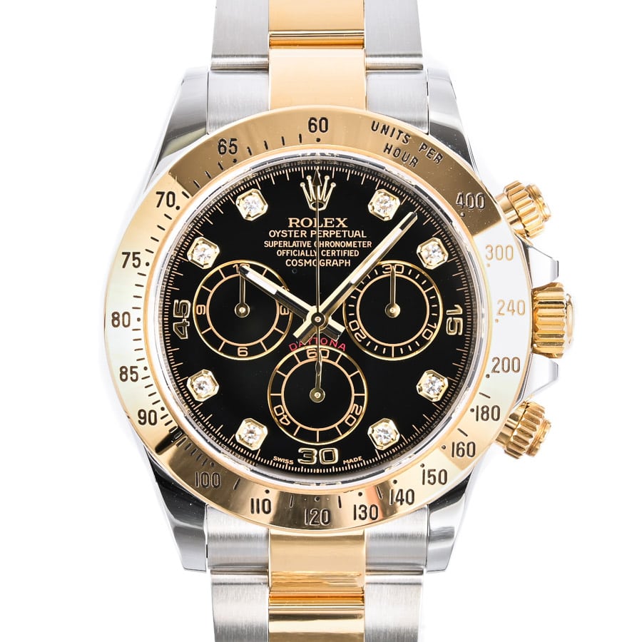 デイトナ ブラック ケース:約40mm/ブレスサイズ:約18.5cm