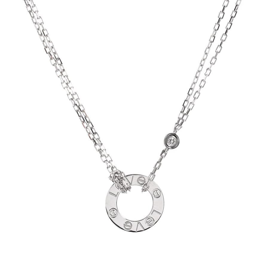 【中古A品】  カルティエ ラブサークル  B7219400 K18ホワイトゴールド 横浜関内店