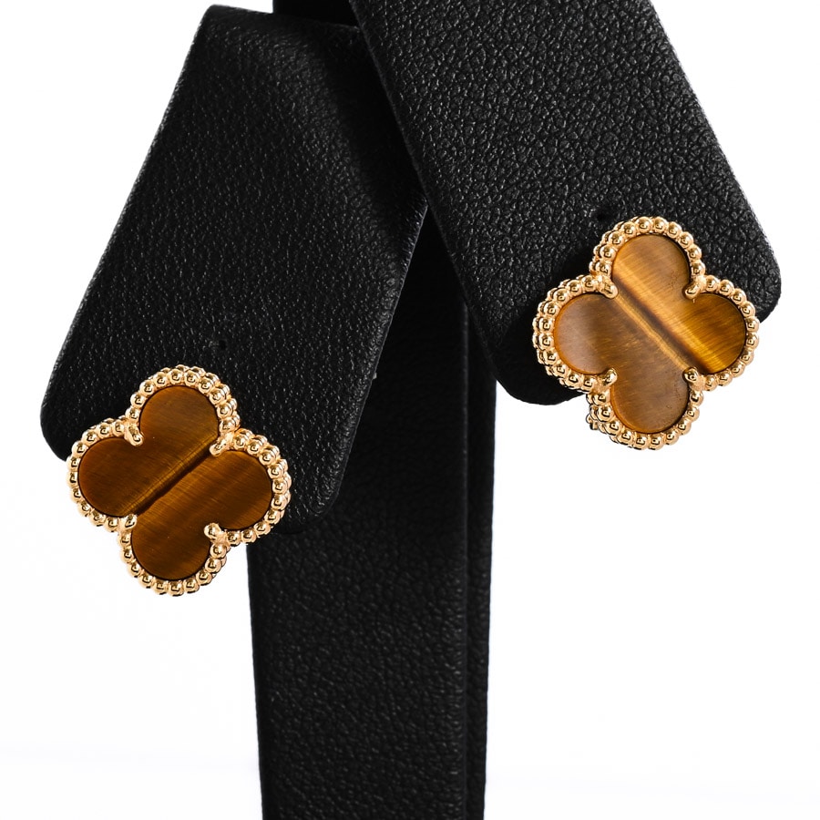 【中古A品】  ヴァンクリーフアーペル ヴィンテージアルハンブラ  VCARD40500 K18イエローゴールド 横浜関内店