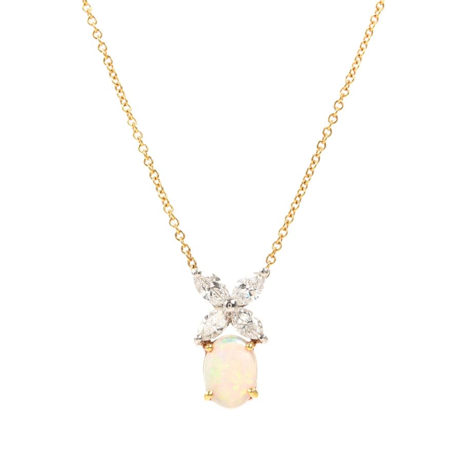 【中古A品】  ティファニー ビクトリア   プラチナ950/K18イエローゴールド(Pt950/K18YG) 元町本店