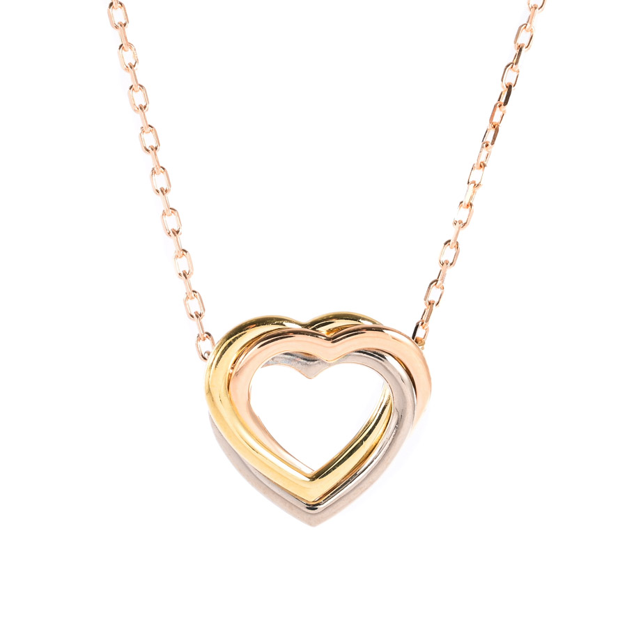 【中古A品】  カルティエ トリニティハート   K18イエローゴールド/ホワイトゴールド/ピンクゴールド(K18YG/WG/PG) 横浜関内店