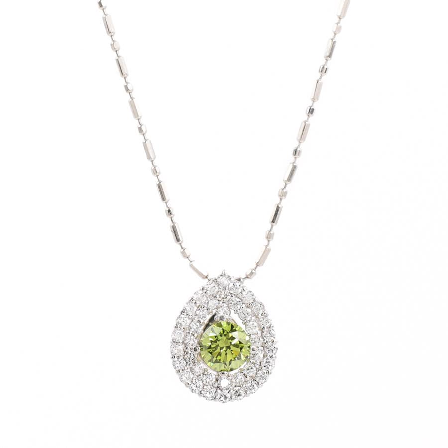 【中古A品】  ノンブランドジュエリー トリートダイヤ ネックレス   プラチナ900/850 横浜関内店