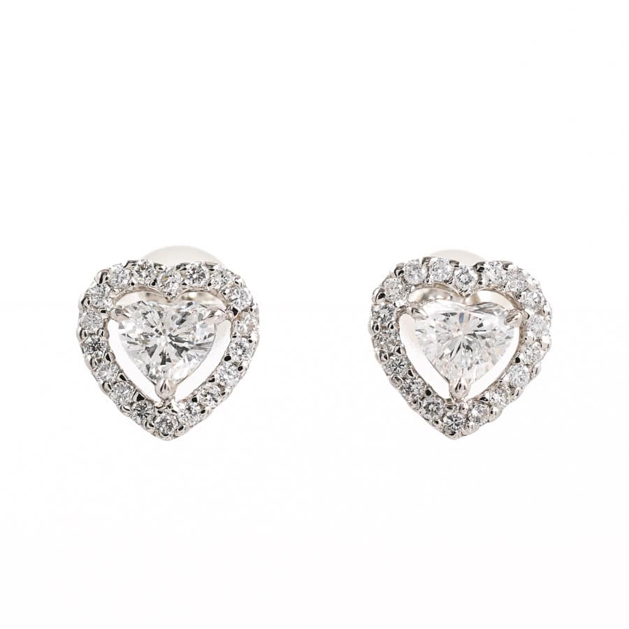 【中古A品】  ノンブランドジュエリー ダイヤ ピアス   プラチナ900 元町本店