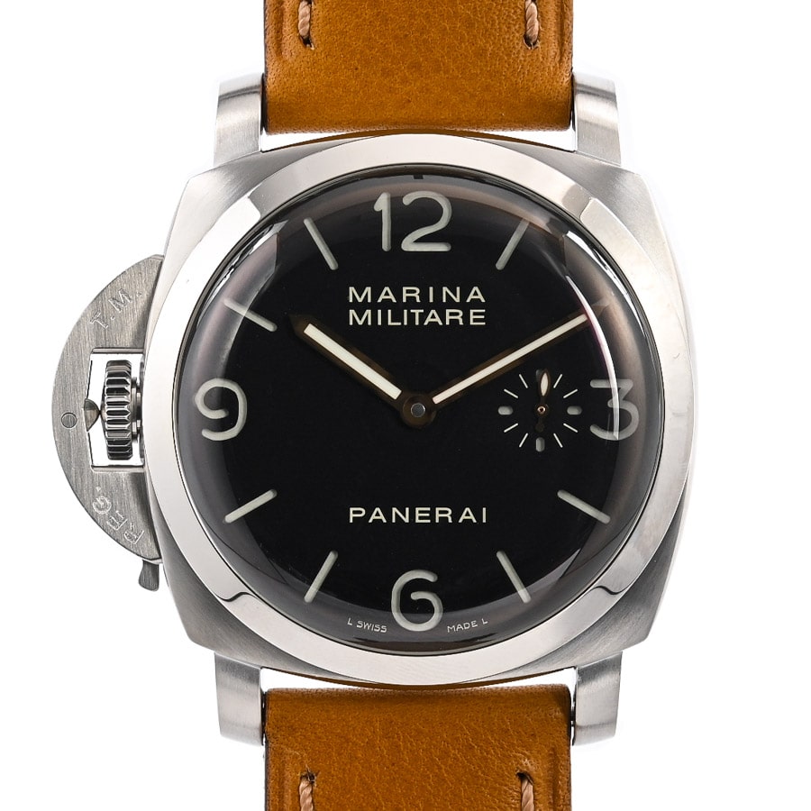 ルミノール マリーナ ミリターレ レフトバンド ブラック ケース:約47mm