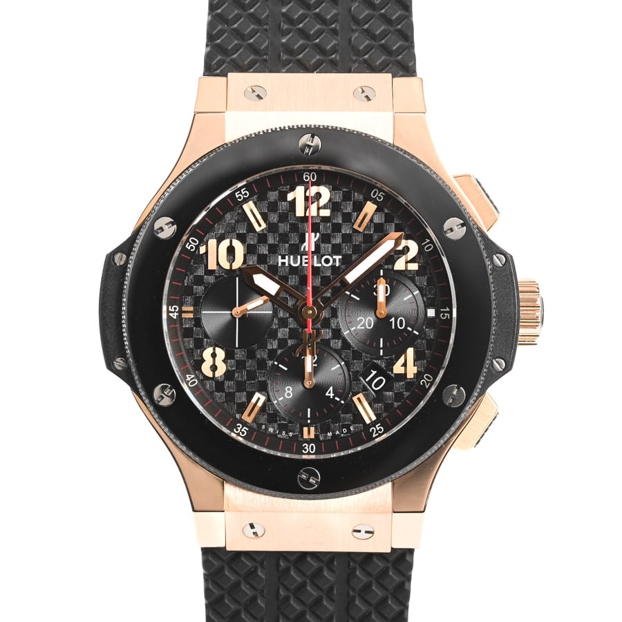 ビックバン ゴールド セラミック ブラックカーボン ケース:約44mm