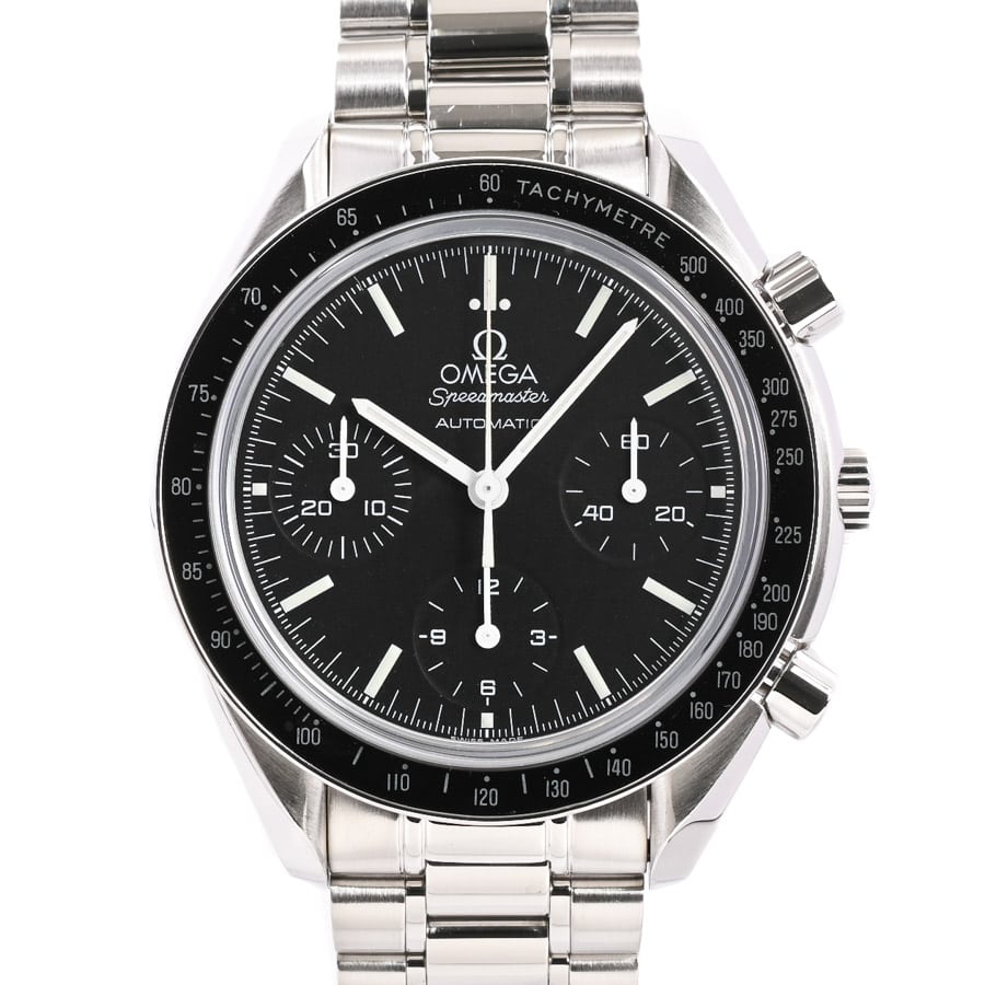 スピードマスター ブラック ケース:約38mm/ブレスサイズ:約19cm