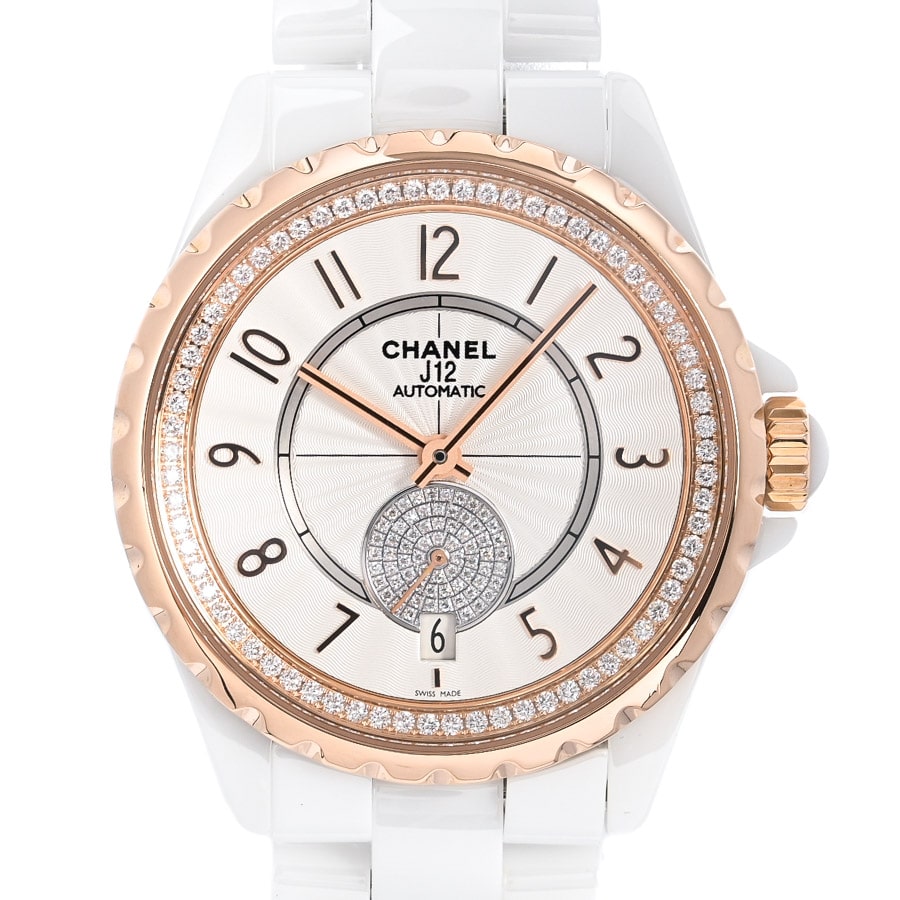 【中古A品】  シャネル J12 365  H3843 ピンクゴールド/セラミック 元町本店