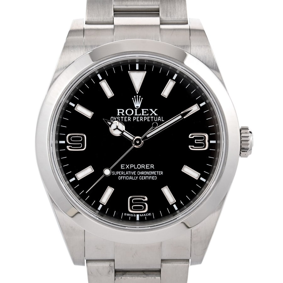 エクスプローラー1 ブラック ケース:約39mm/ブレスサイズ:約18.5cm