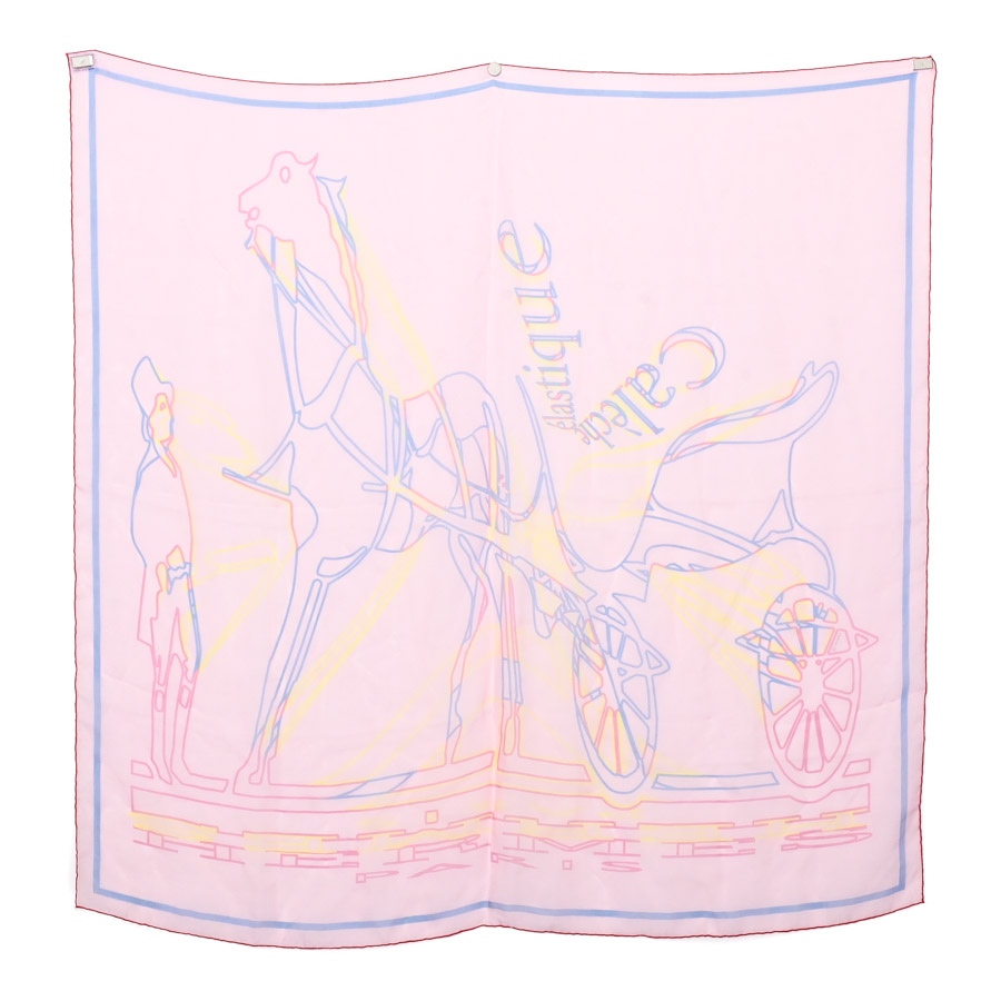 【中古A品】  エルメス カレ90   シルク 銀座