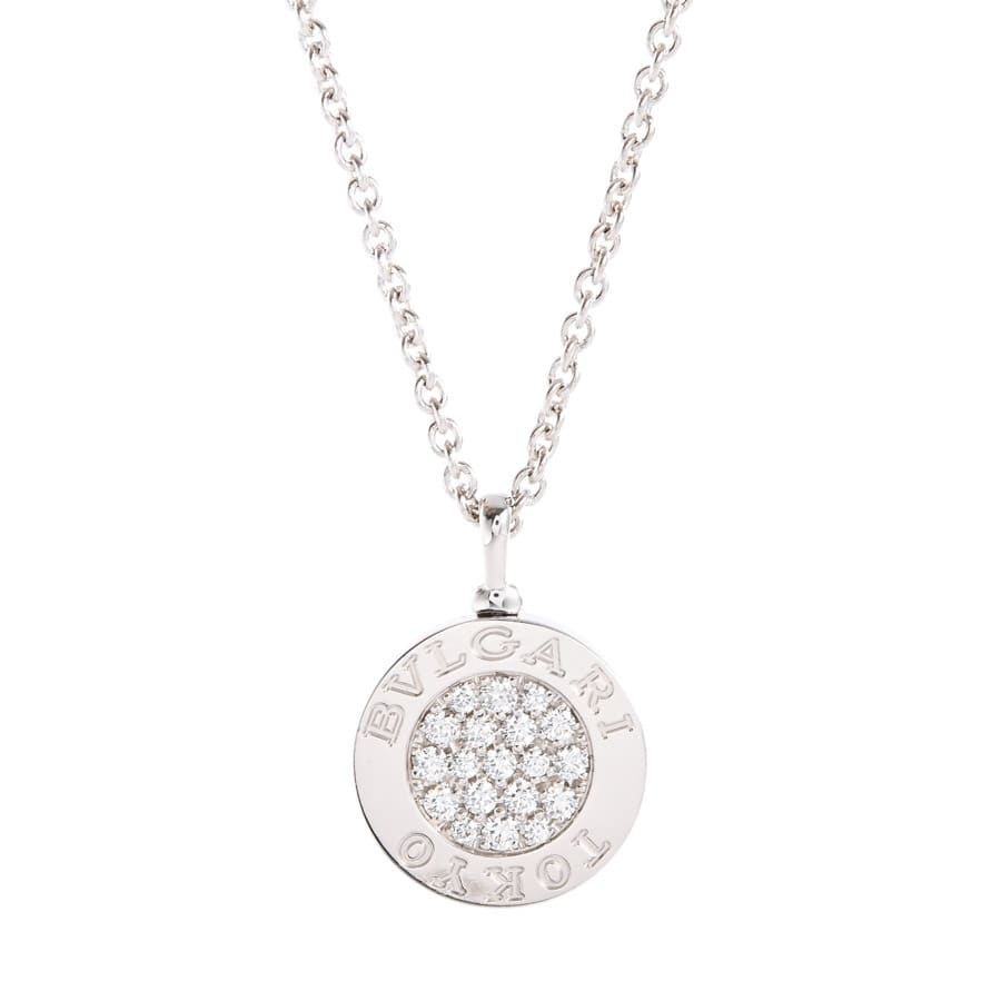 【中古A品】  ブルガリ ブルガリブルガリ   K18ホワイトゴールド 元町本店