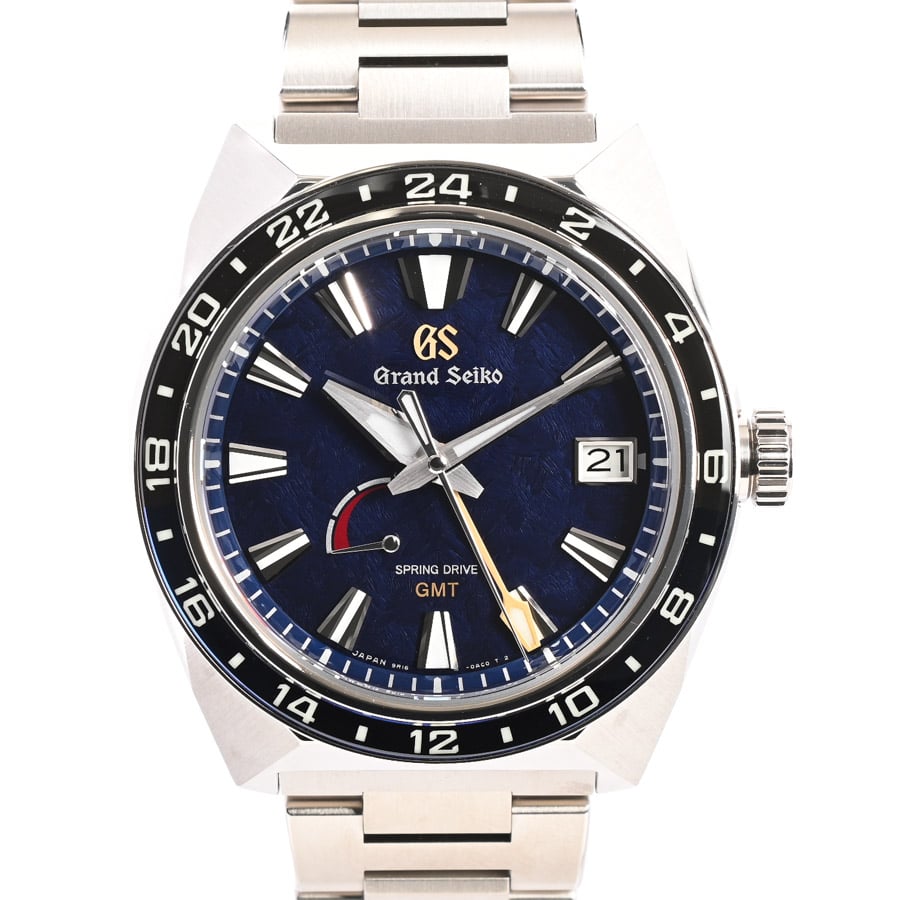 スポーツコレクションGMT スプリングドライブ ネイビー ケース:約44mm(実寸)/ブレスサイズ:約18.5cm