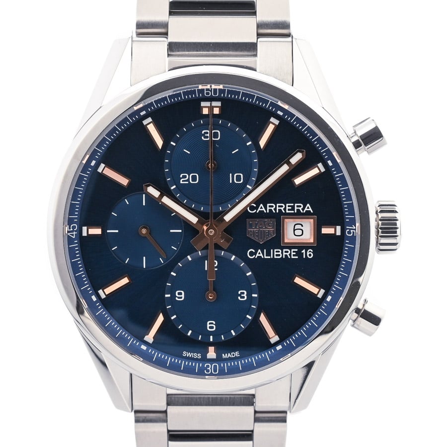 【中古A品】  タグホイヤー カレラ キャリバー16 クロノグラフ  CBK2115.BA0715 ステンレス 元町本店