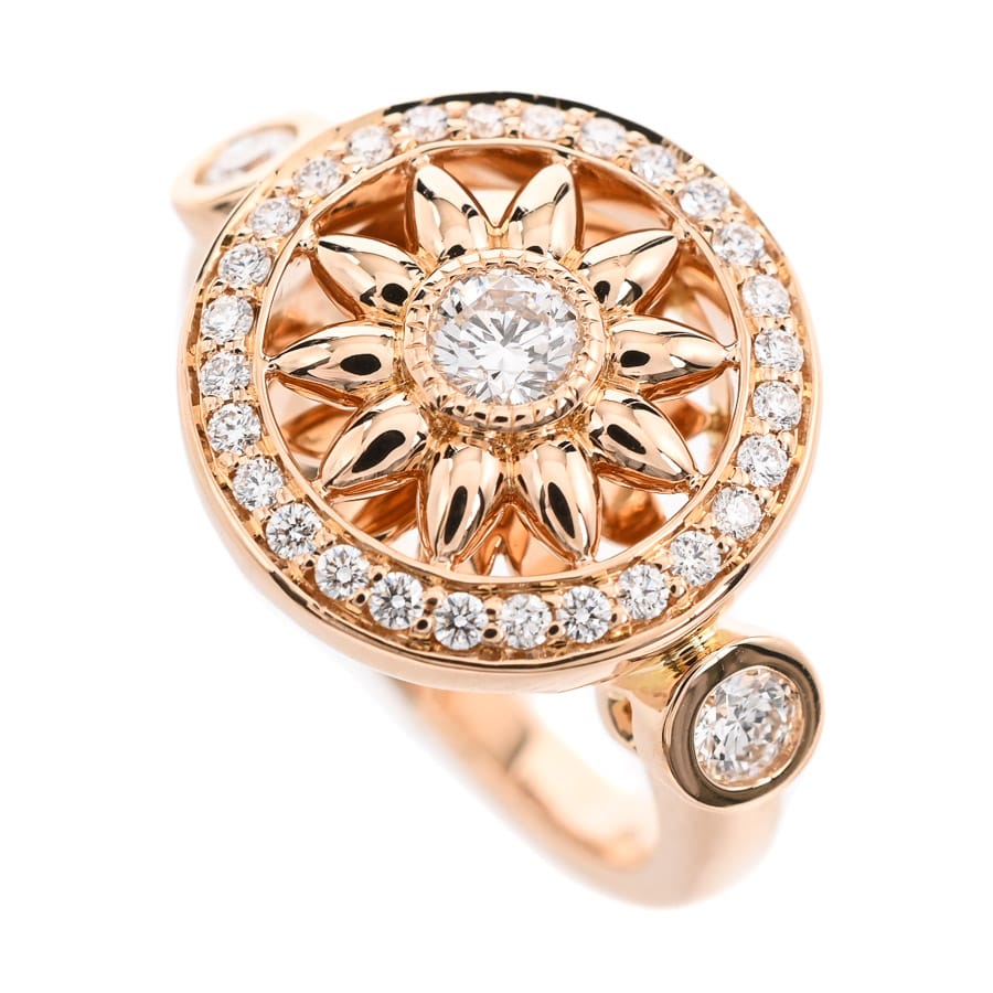 【中古A品】  ハリーウィンストン ウィンストンゲート  FRDRRD1MWG K18ピンクゴールド 元町本店