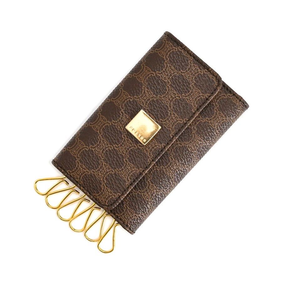 【ヴィンテージ】  セリーヌ キーケース6連   PVC 新宿歌舞伎町店