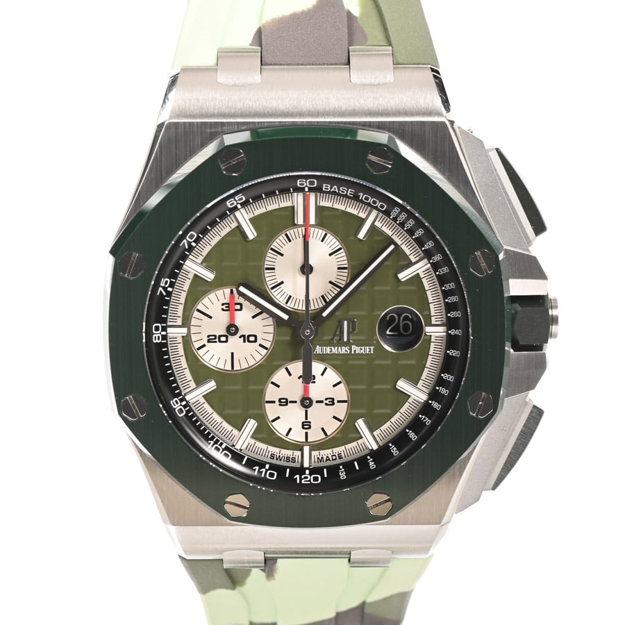 【中古A品】  オーデマピゲ ロイヤルオーク オフショア クロノグラフ  26400SO.OO.A055CA.01 ステンレス/セラミック 銀座