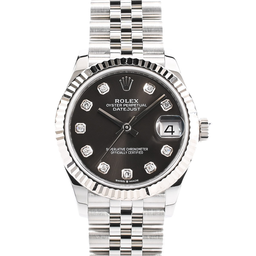 【中古A品】  ロレックス デイトジャスト31  278274G/J ステンレス/ホワイトゴールド THE YOKOHAMA FRONT