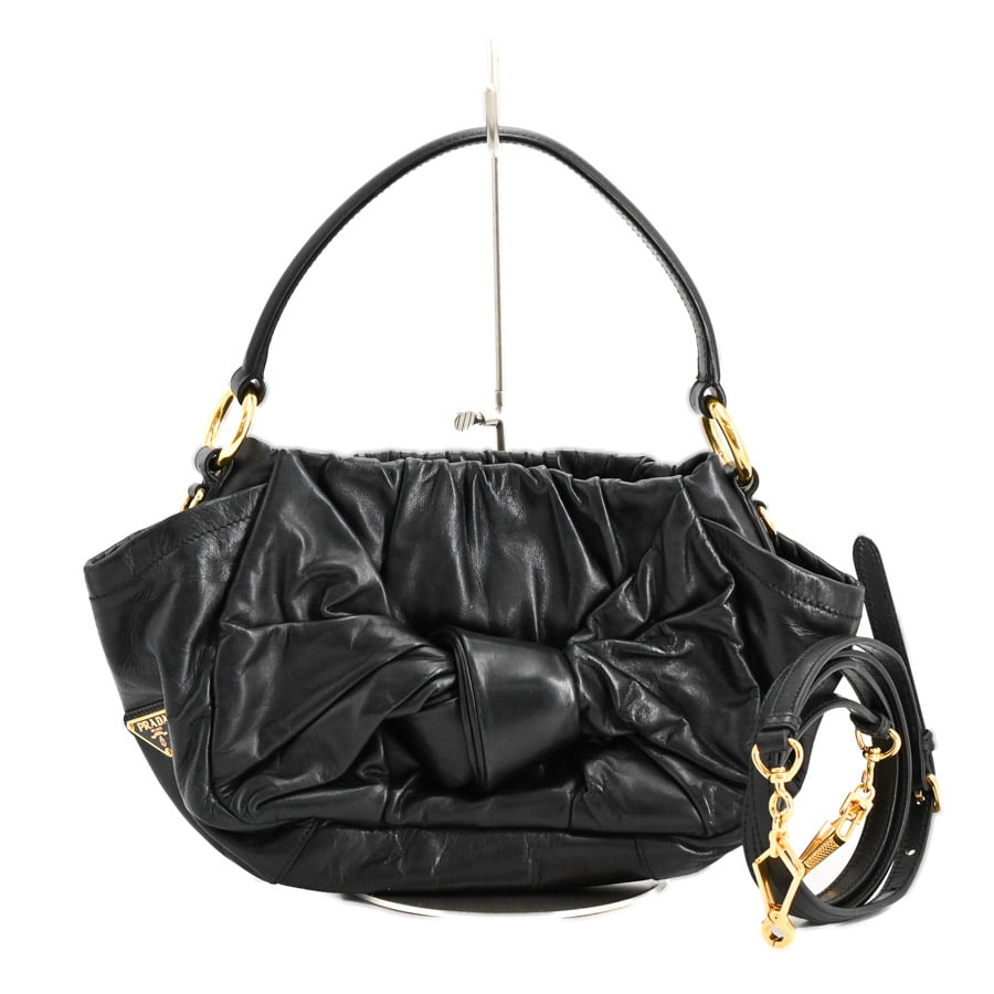 【中古AB品】  プラダ 2WAYハンドバッグ   カーフ 横浜関内店