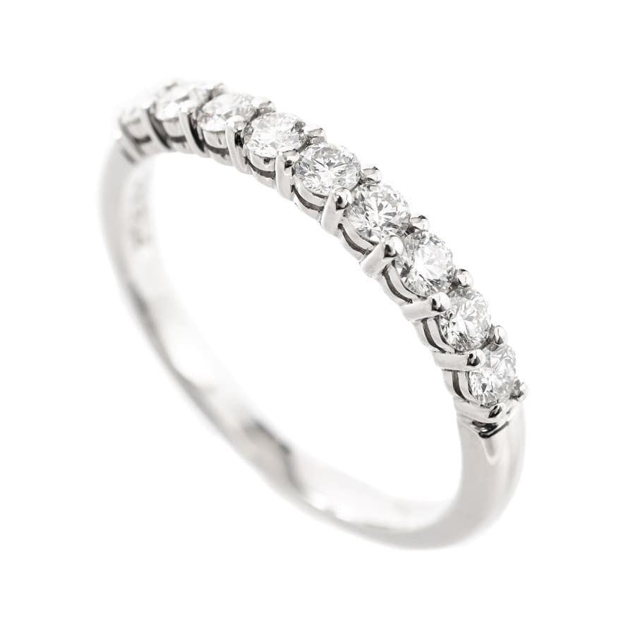 【中古A品】  ティファニー フォーエバーバンド ハーフサークル   Pt950 銀座