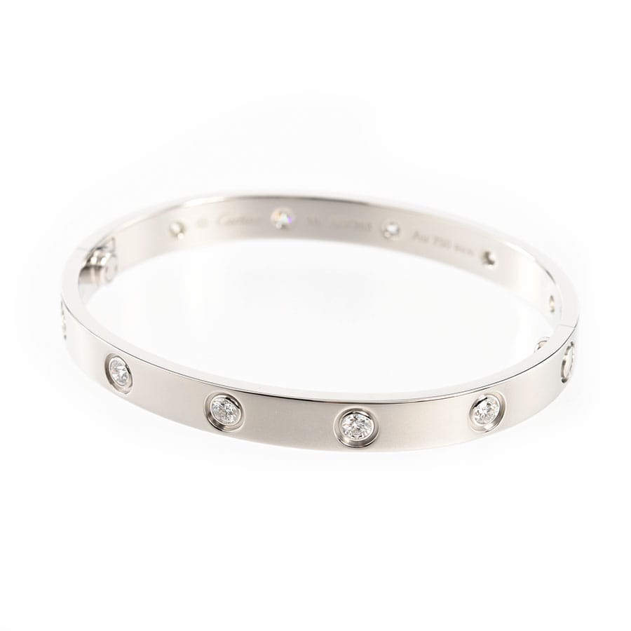 【中古A品】  カルティエ ラブブレス  B6040716 K18ホワイトゴールド 横浜関内店