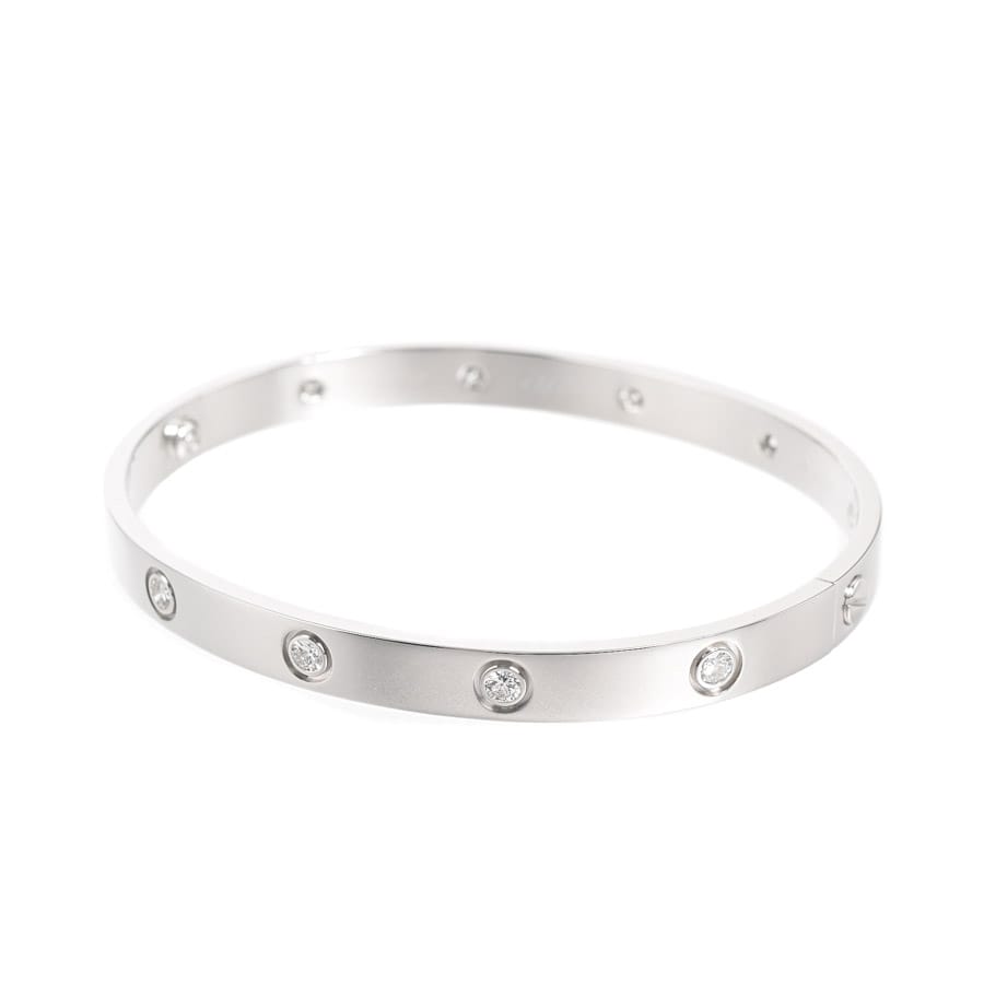 【中古B品】  カルティエ ラブブレス  B6010919 K18ホワイトゴールド 元町本店