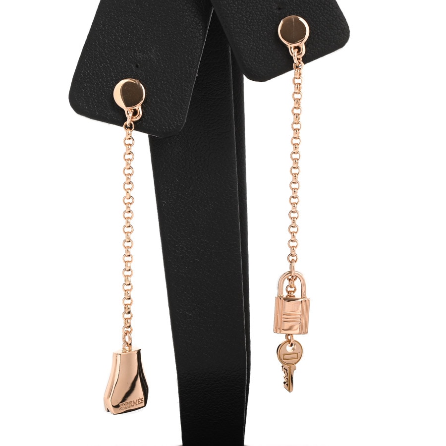 【中古A品】  エルメス ケリー クロシェット  H220551B K18ピンクゴールド 銀座