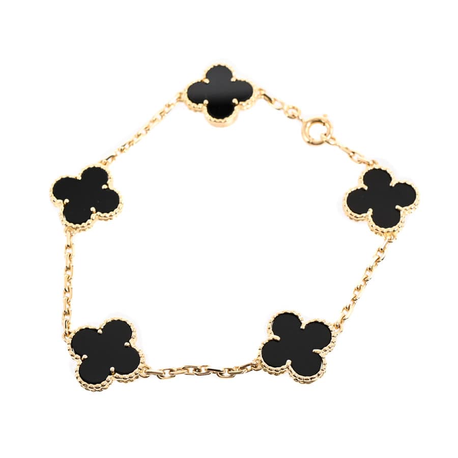 【中古A品】  ヴァンクリーフアーペル ヴィンテージアルハンブラ  VCARA41300 K18イエローゴールド 横浜関内店