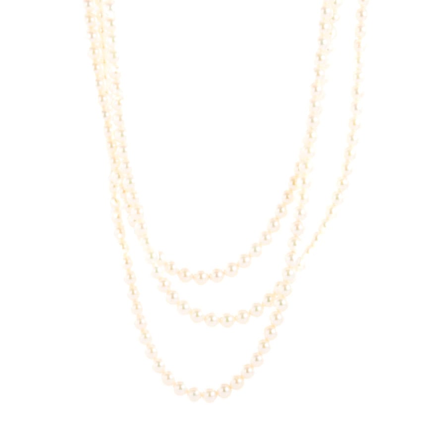 【中古A品】  ノンブランドジュエリー パール ネックレス   K14イエローゴールド 横浜関内店