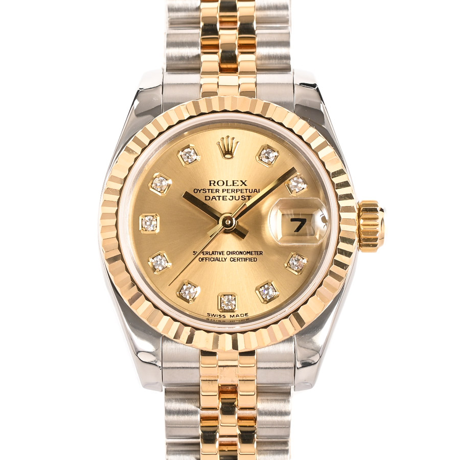 【中古A品】  ロレックス デイトジャスト  179173G ステンレス/イエローゴールド 横浜関内店