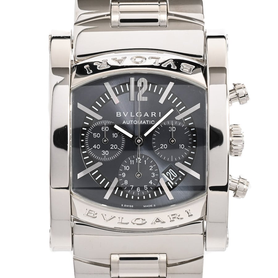 【中古A品】  ブルガリ アショーマ クロノグラフ  AA44SCH ステンレス 横浜関内店