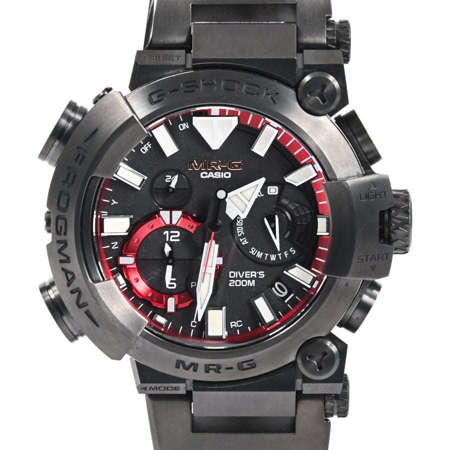 G-SHOCK MR-G FROGMAN ブラック ケース:約48mm(実寸)/ブレスサイズ:約22.5cm