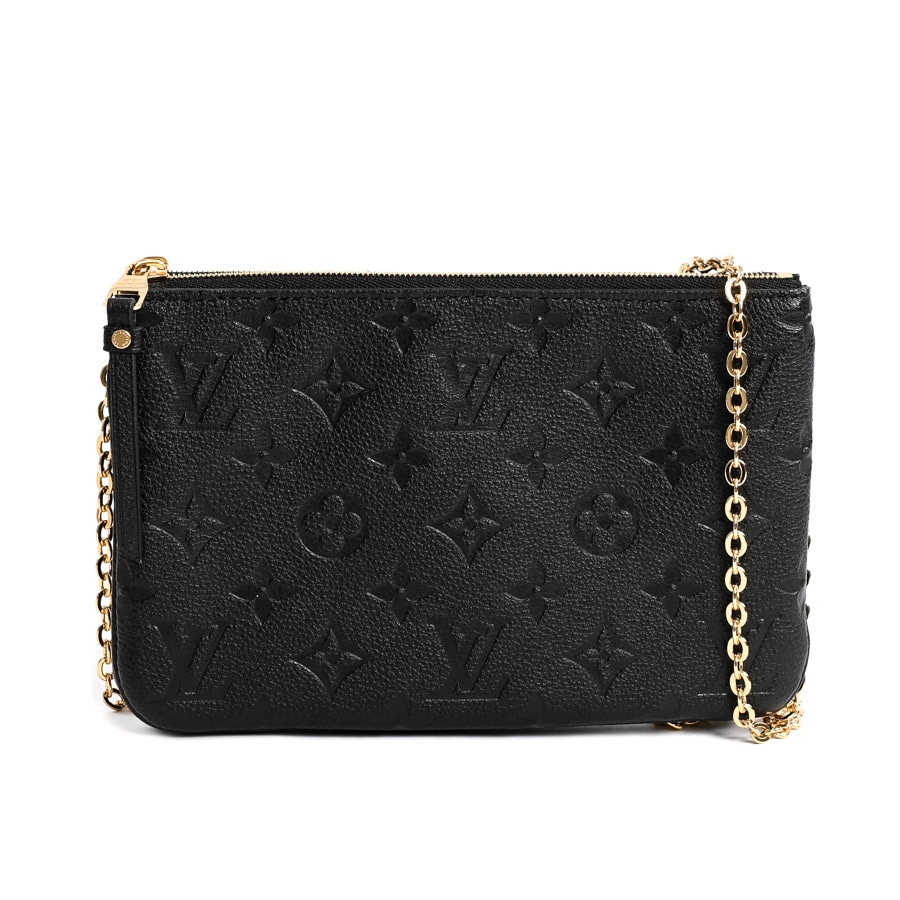 【中古A品】  ルイヴィトン ポシェットドゥーブルジップ モノグラムアンプラント M68568  元町本店