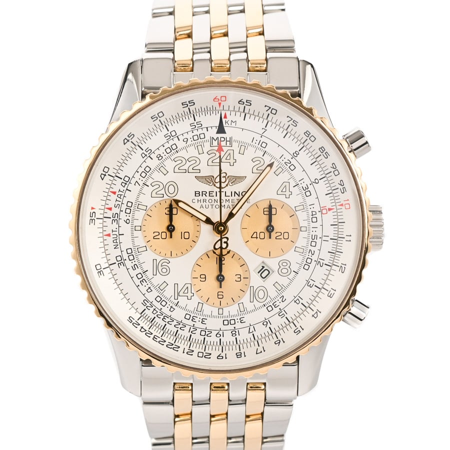 【中古A品】  ブライトリング ナビタイマー  D222G27NPO ステンレス/イエローゴールド 新宿歌舞伎町店