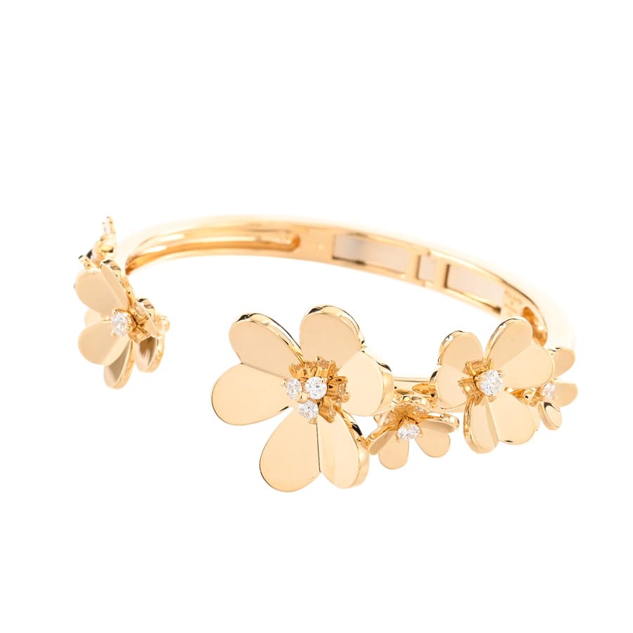 【中古A品】  ヴァンクリーフアーペル フリヴォル  VCARP6L200 K18イエローゴールド 銀座